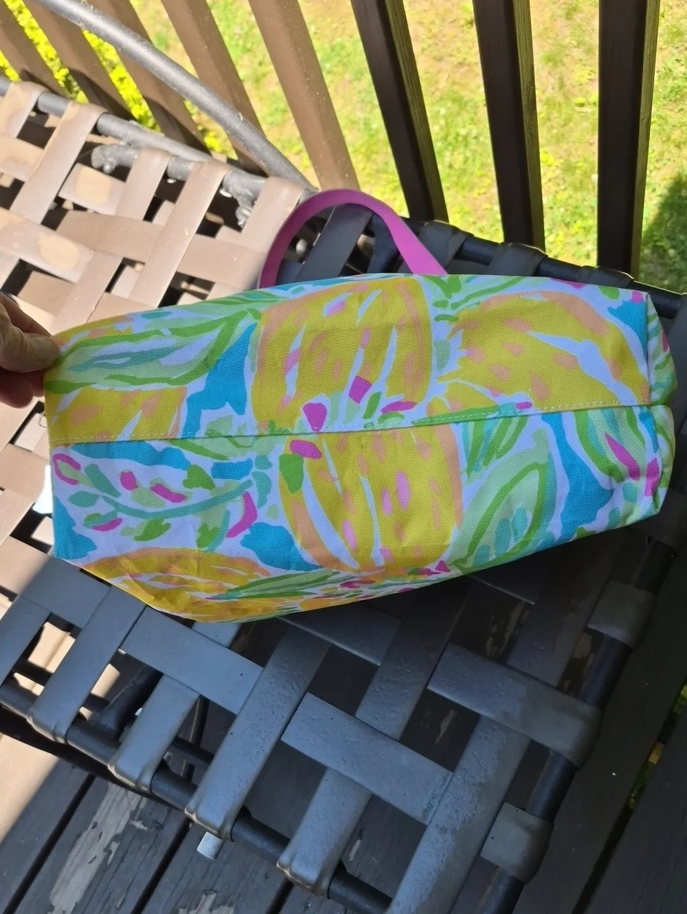 Lilly & Pulitzer Floral Pastels Tote Bag For Estee Lauder